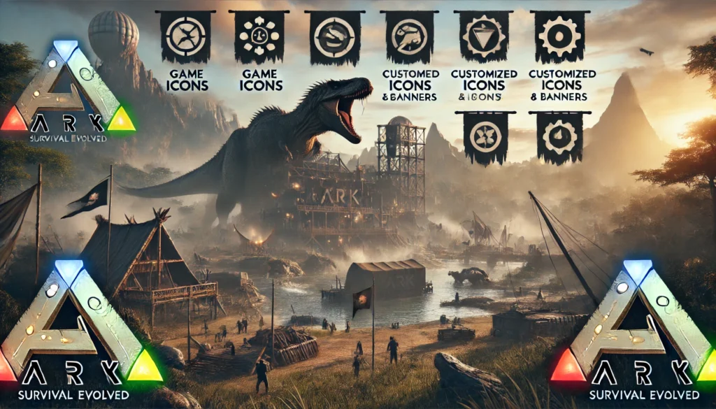 Ark Survival Evolved (2017) Game Icons Banners